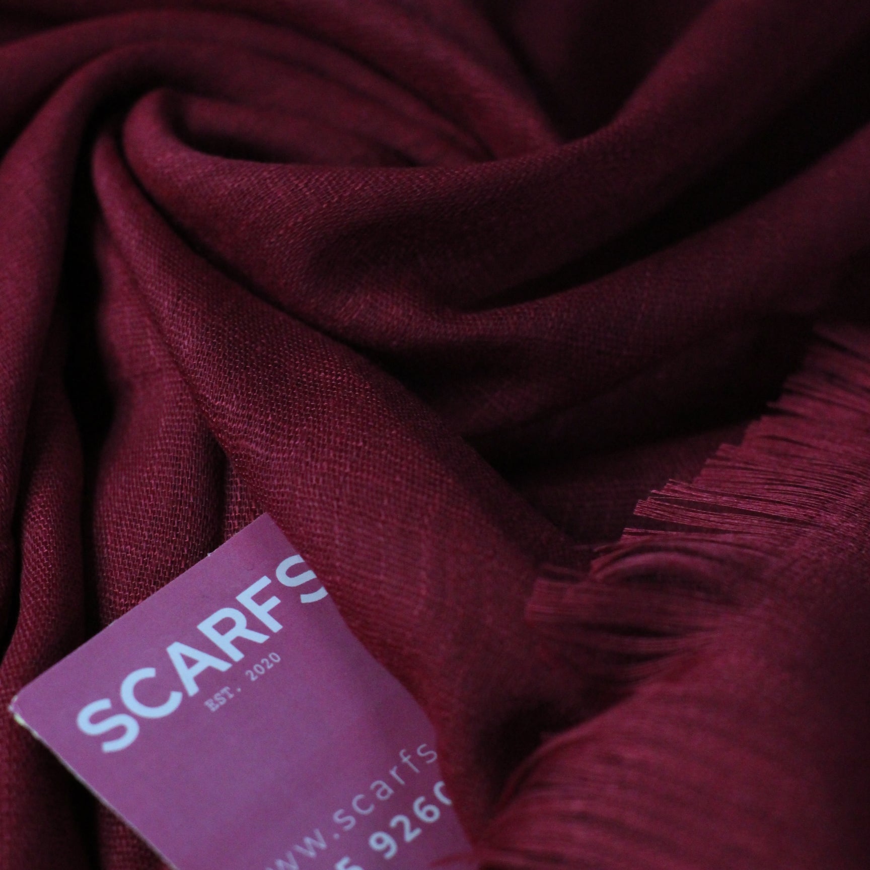 Turkish Lawn - Maroon - Scarfs.pk