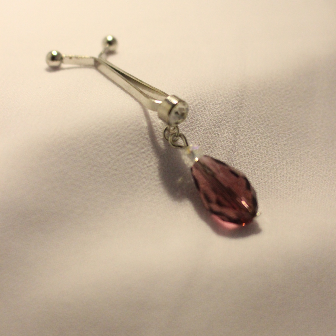 Buy_Marron_Lock Stone Style Pins for Scarfs_Online_in_Pakistan_Scarfs.pk