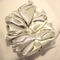 Scrunchie Hair Tie - Silver - Scarfs.pk