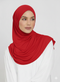 Jersey Hijab - Candy Red