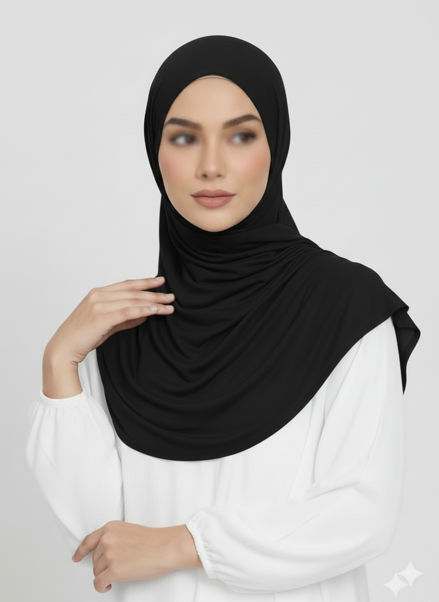 Modal Hijab - Black