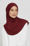 Jersey Hijab - Maroon