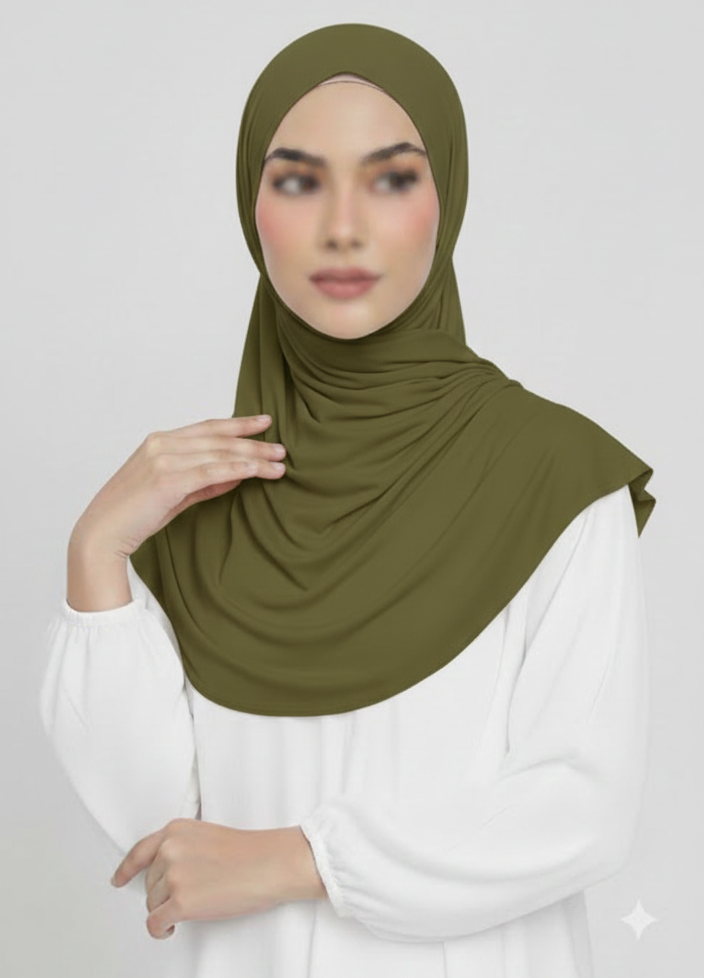Modal Hijab - Olive