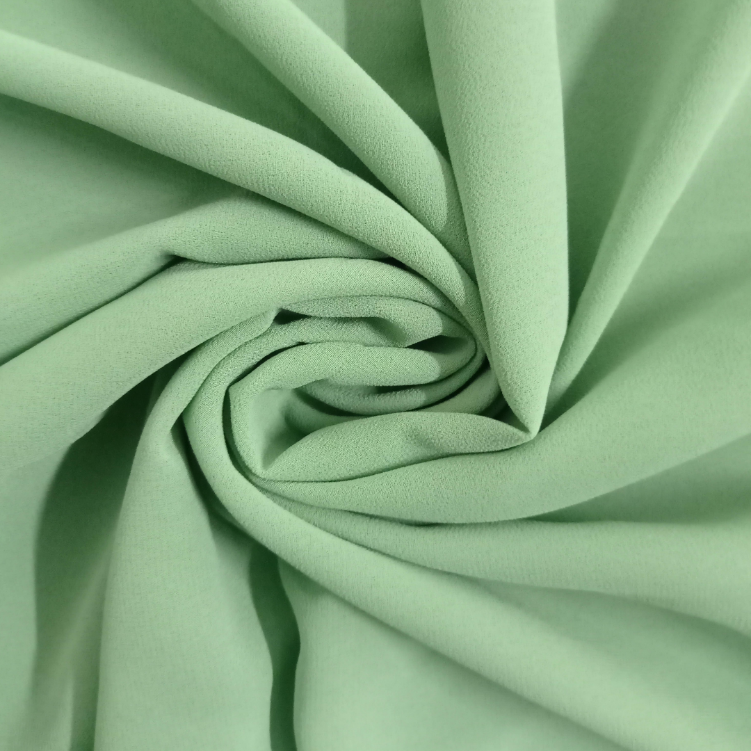 Georgette Hijab – Leaf Green-SCARFS.PK