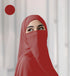 Half Niqab - Rust - Scarfs.pk