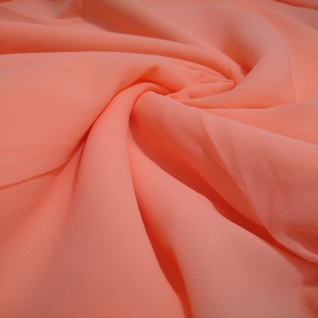 Georgette Hijab – Coral - Scarfs.pk