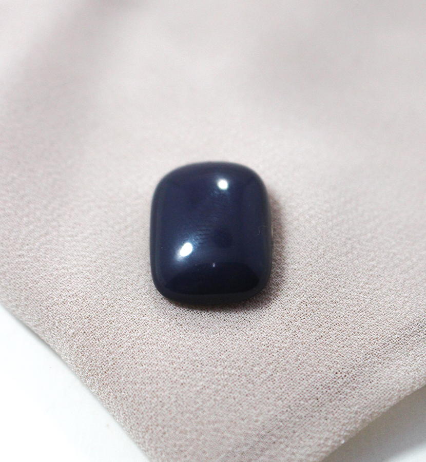Navy Blue Button Style Magnet Pin - Scarfs.pk