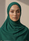 Georgette Hijab – Peacock Green