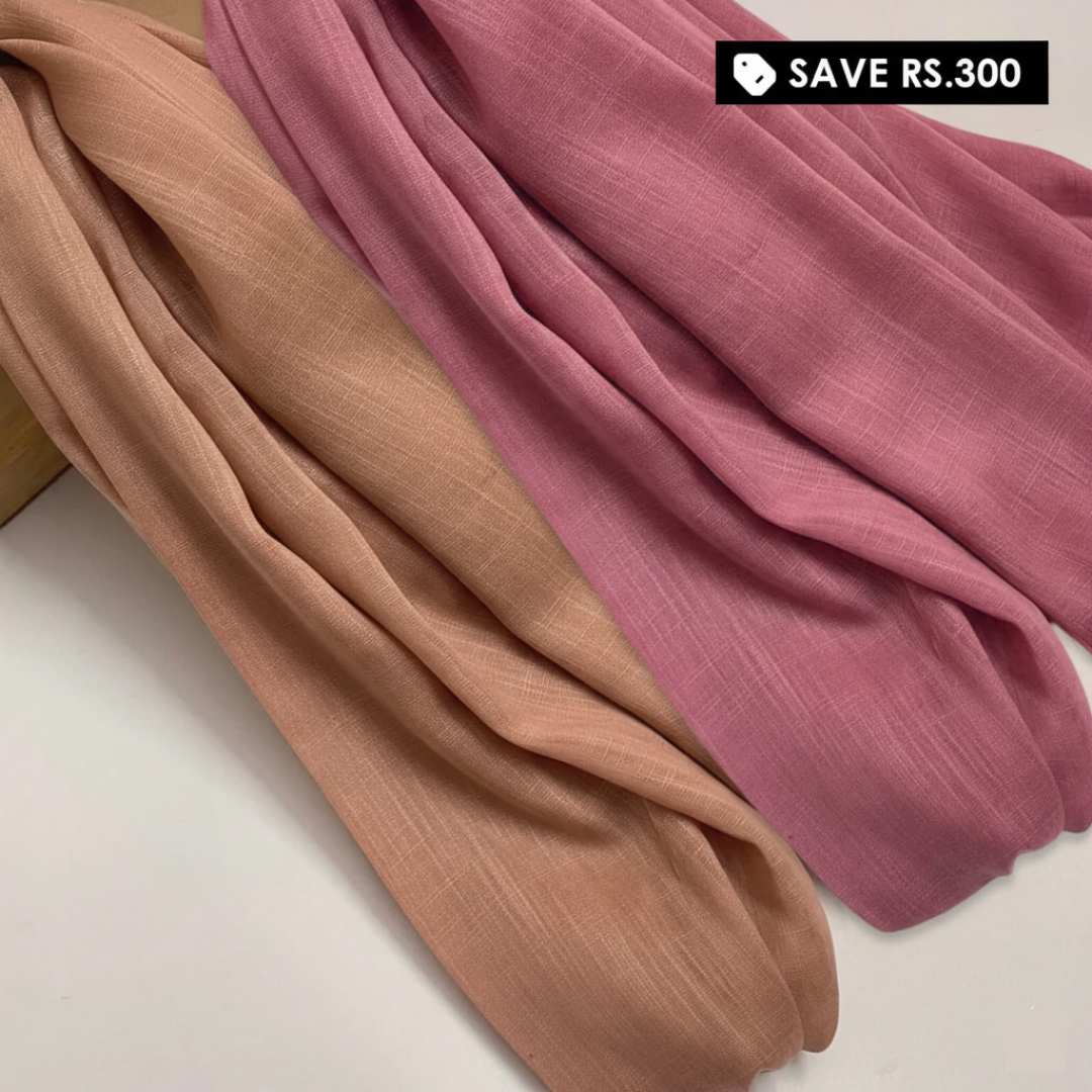 Turkish Hijabs Online in Pakistan - Turkish Lawn – Bundle Of 2