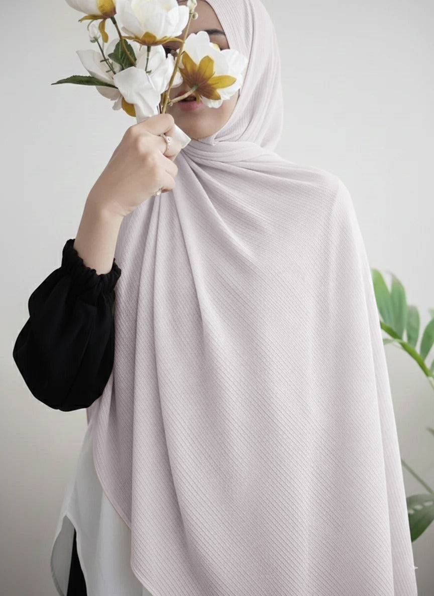 Ribbed Jersey Hijab – Biscotti