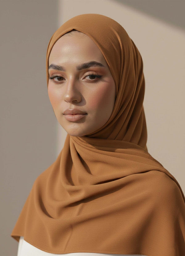 Georgette Hijab – Camel