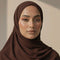 Georgette Hijab – Chestnut Brown
