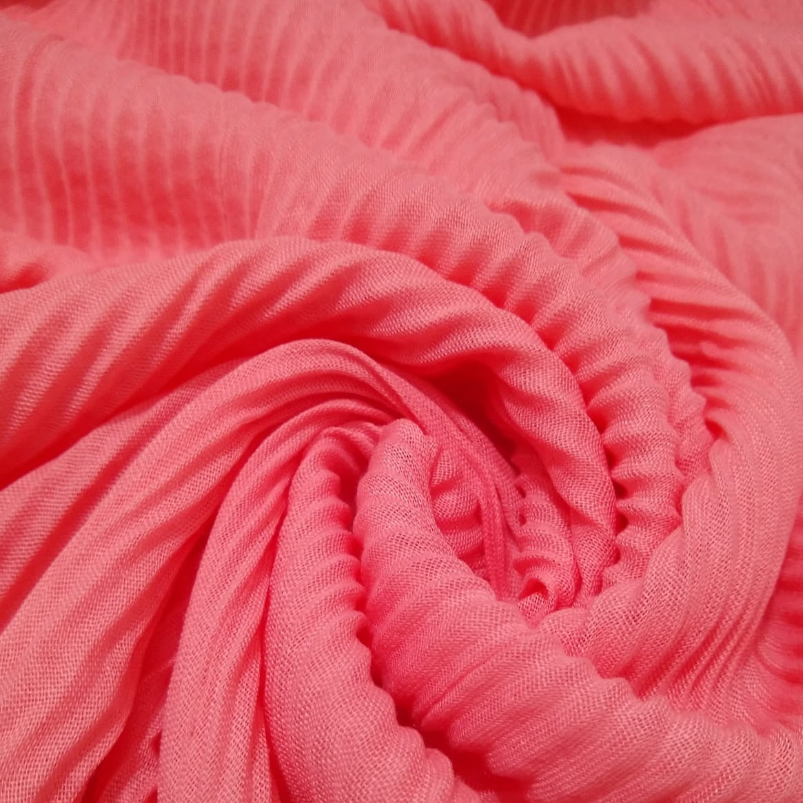 Crinkle Lawn - Rose