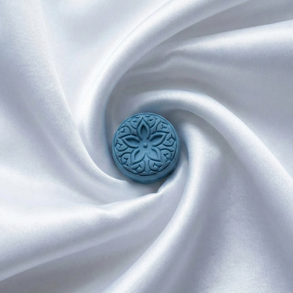 Flower Blue Hijab Magnet