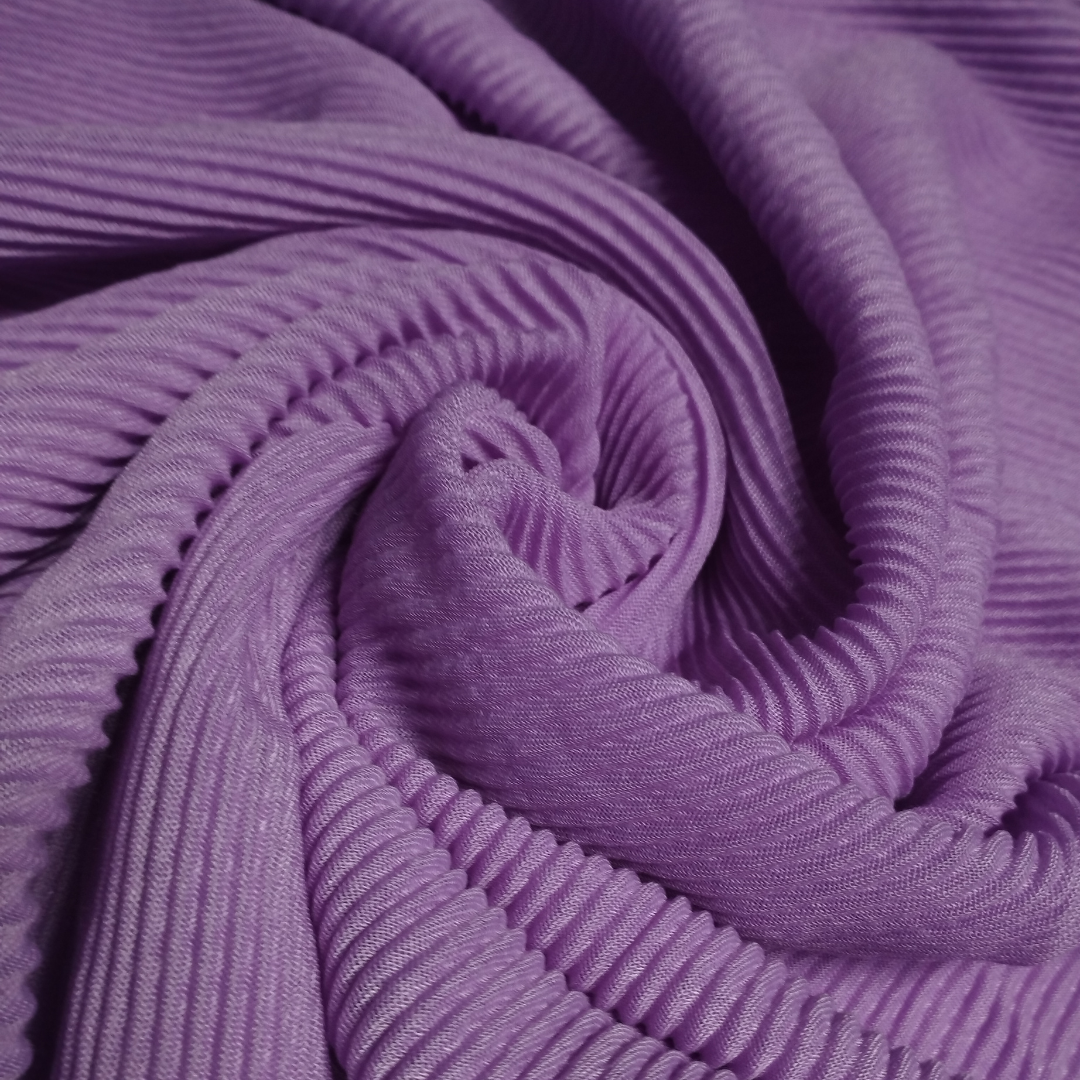 Crinkle Lawn - Light Purple - Scarfs.pk