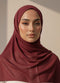 Georgette Hijab – Maroon