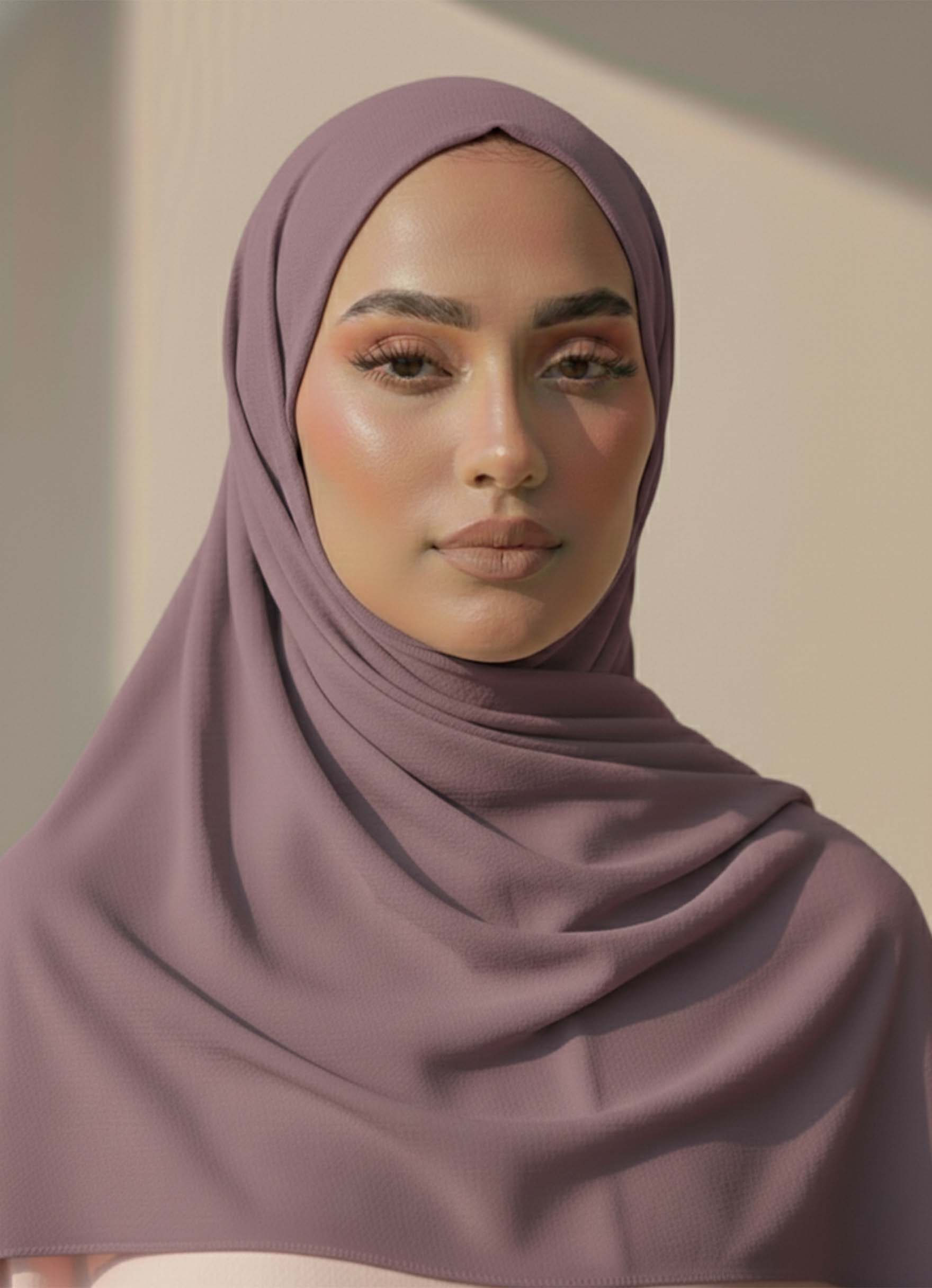 Georgette Hijab – Mauve