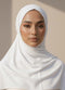 Georgette Hijab – Pure White
