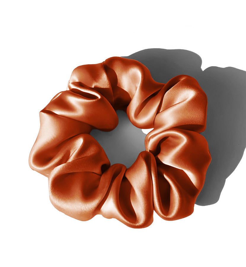 Scrunchie Hair Tie - Copper - Scarfs.pk