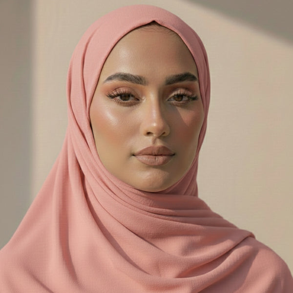 Georgette Hijab – Soft Pink
