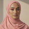 Georgette Hijab – Soft Pink
