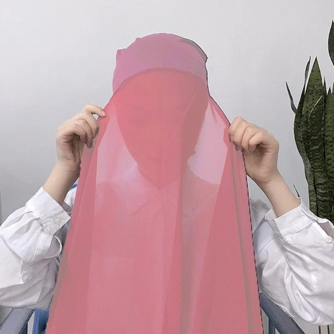 Instant Hijab - Soft Pink - Scarfs.pk