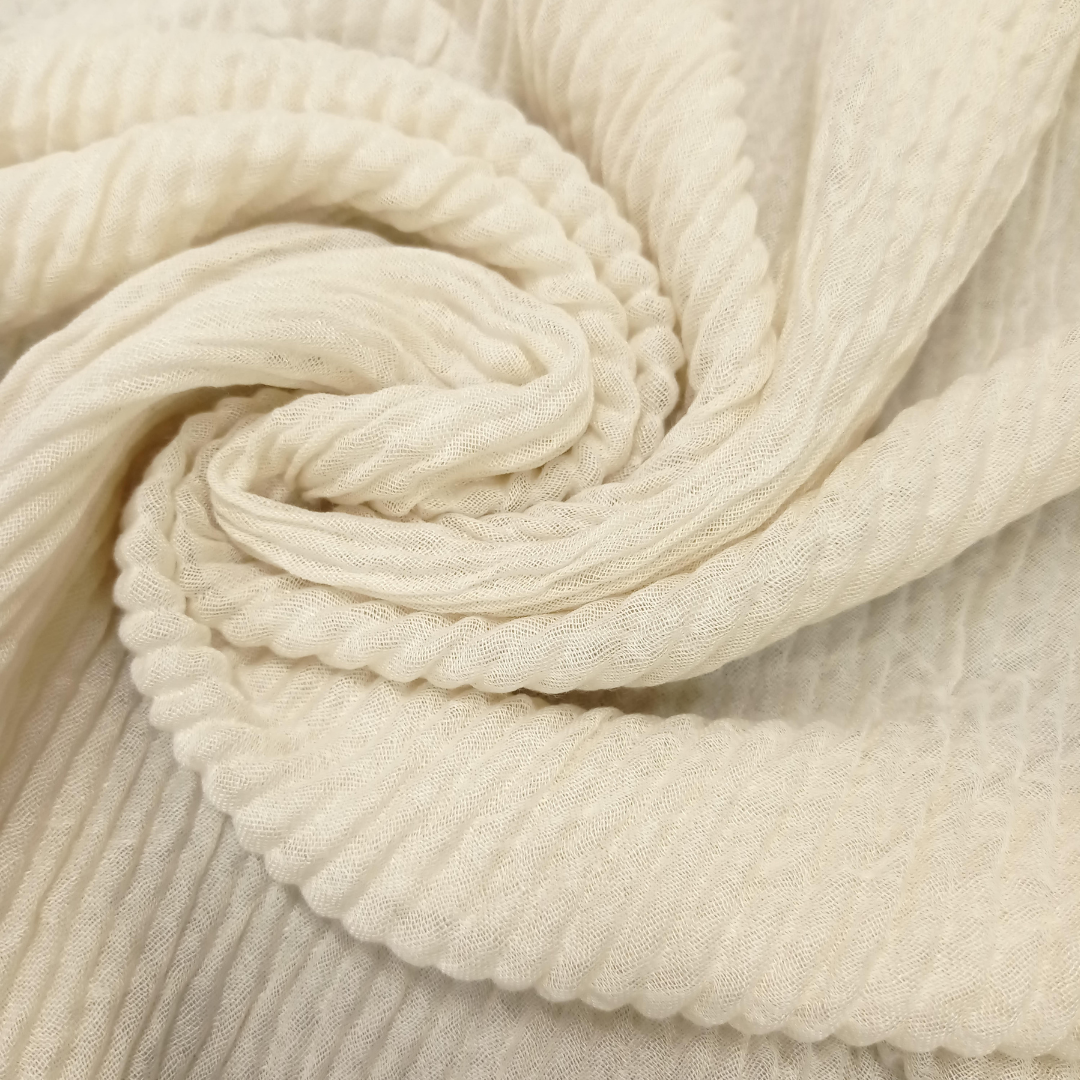 Crinkle Lawn - Biscotti - Scarfs.pk