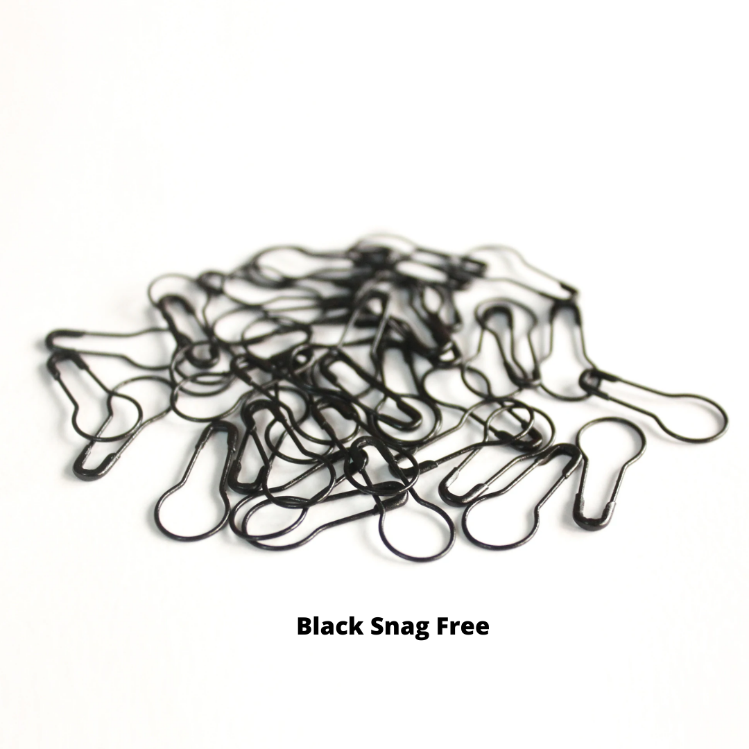 Snag Free Pins – Black - Scarfs.pk