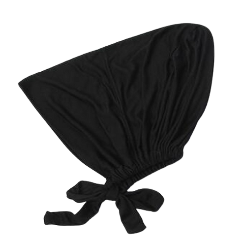 Tie-Back Underscarf - BLACK - Scarfs.pk
