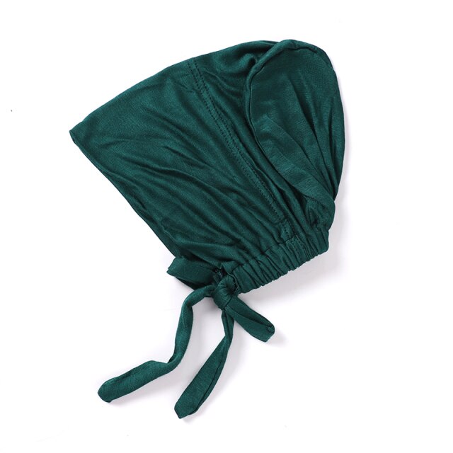 Tie-Back Underscarf - Emerald Green - Scarfs.pk