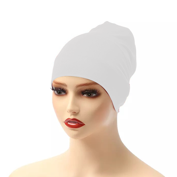 Free Size Full Cover Underscarf - White - Scarfs.pk