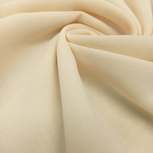 Crinkle Chiffon - Cream - Scarfs.pk