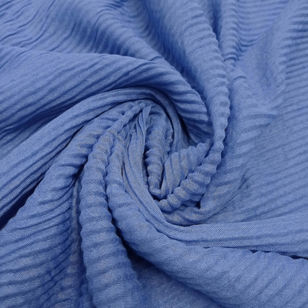 Crinkle Lawn - Blue - Scarfs.pk