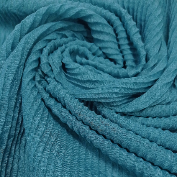 Crinkle Lawn - Green - Scarfs.pk