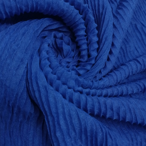 Crinkle Lawn - Ink Blue - Scarfs.pk