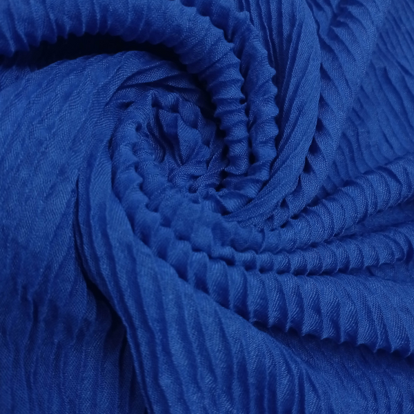 Crinkle Lawn - Ink Blue - Scarfs.pk