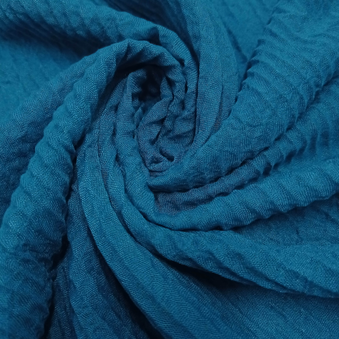 Crinkle Lawn - Sea Green - Scarfs.pk