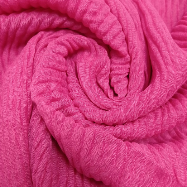 Crinkle Lawn - Virtual Pink - Scarfs.pk