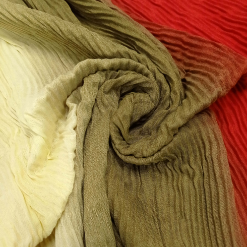 Crinkle Multi Shaded Lawn - Scarfs.pk