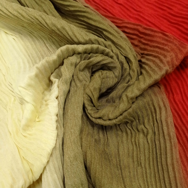 Crinkle Multi Shaded Lawn - Scarfs.pk