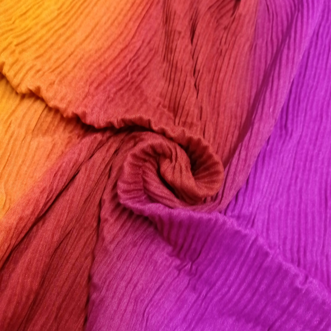 Crinkle Multi Shaded Lawn - Scarfs.pk