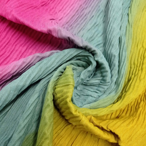 Crinkle Multi Shaded Lawn - Scarfs.pk