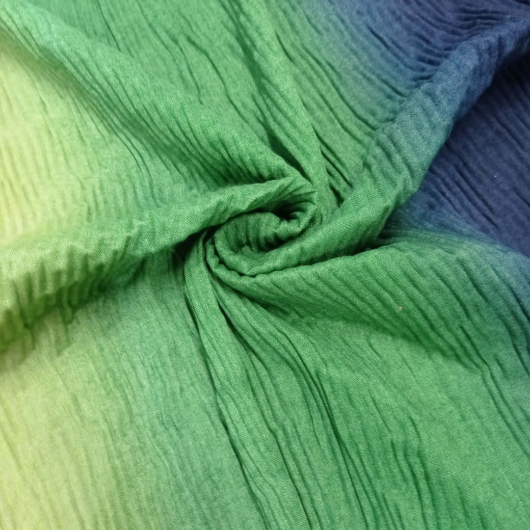 Crinkle Multi Shaded Lawn - Scarfs.pk