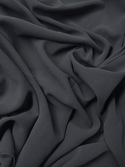 Dark Grey Chiffon Hijab - Scarfs.pk