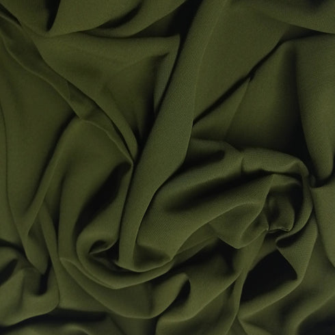 Georgette-Hijab -Olive -2-Scarfs