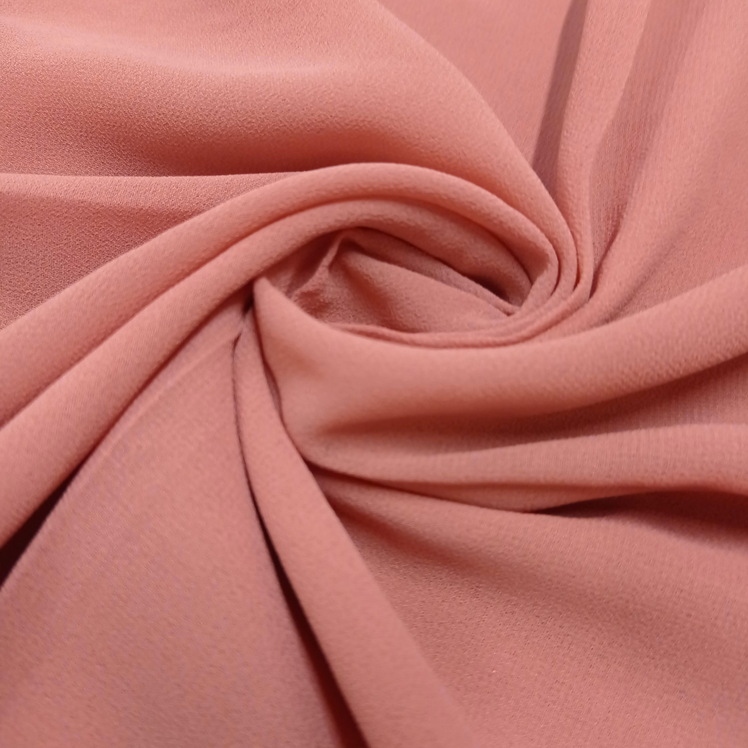 Georgette– Hijab – Soft–  Pink - 1– Scarfs.pk