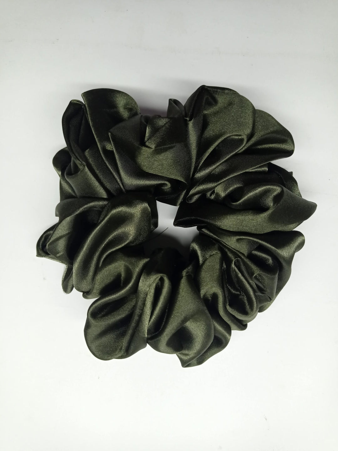 Scrunchie Hair Tie - Olive - Scarfs.pk #1 Online Hijab Store