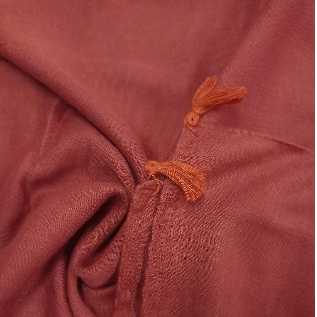 Lawn Tassels – Rust - Scarfs.pk