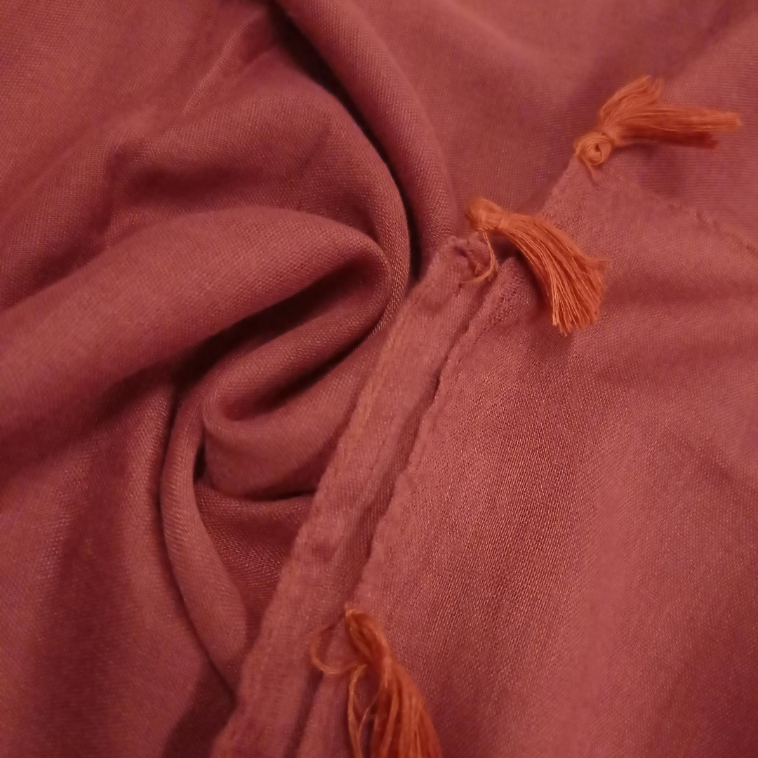 Lawn Tassels – Rust - Scarfs.pk