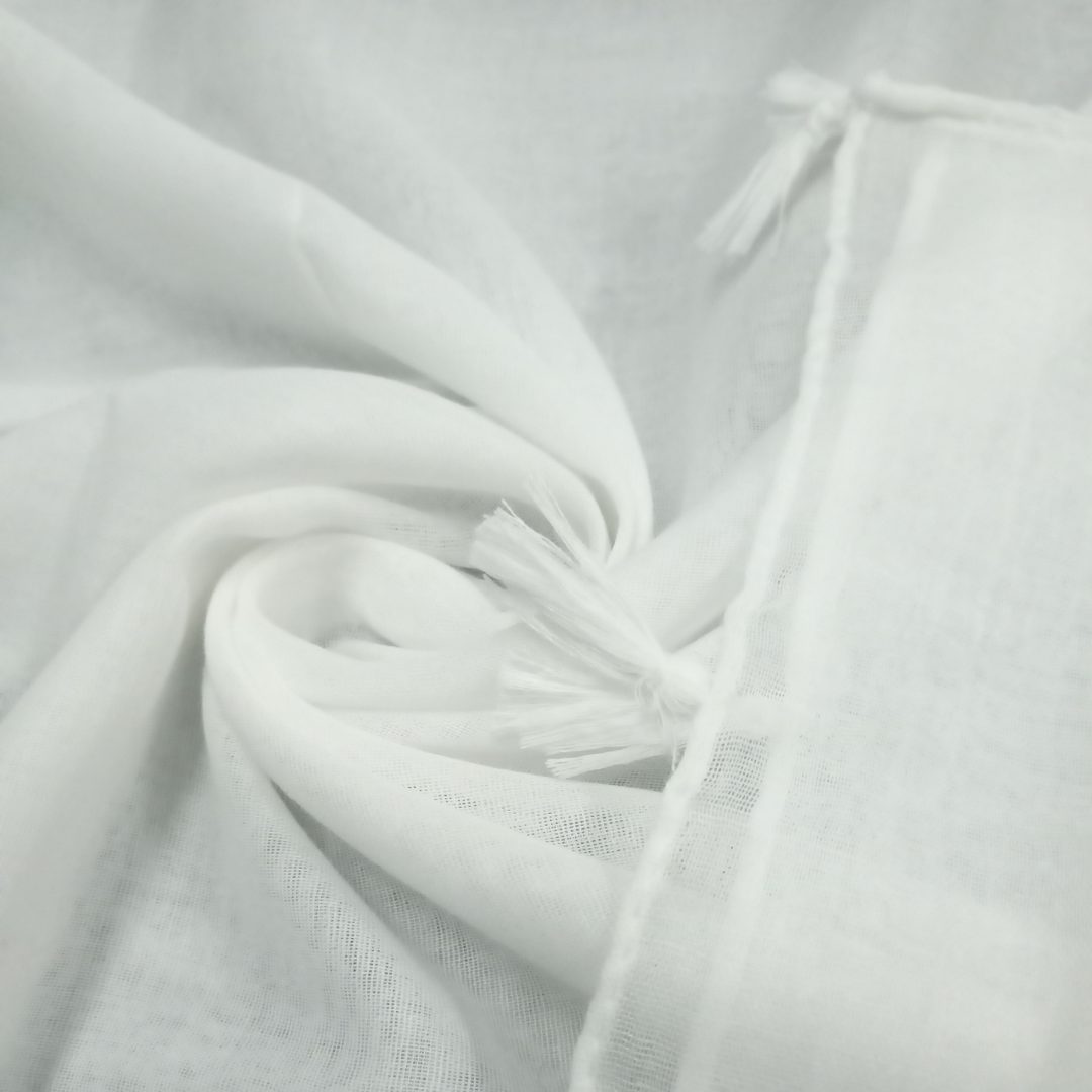 Lawn Tassels – Pure White - Scarfs.pk
